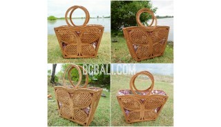 natural grass ata rattan butterfly style women handbag full handmade